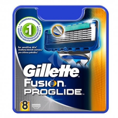 Gillette Fusion Proglide Skutimosi peiliukai 8 vnt.