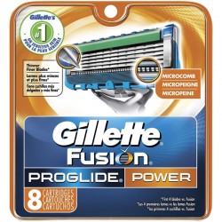 Gillette Fusion Proglide POWER skutimosi peiliukai 8 vnt.