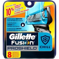 Gillette Fusion ProShield Chill skutimosi peiliukai 8 vnt.